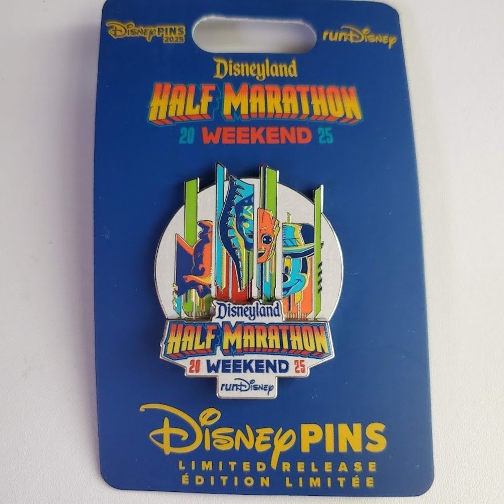 DISNEY runDisney 2025 Pin Disneyland Half Marathon Weekend Limited Release